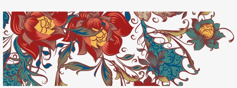 Watercolor Painting Motif Illustration - Drawing, transparent png download