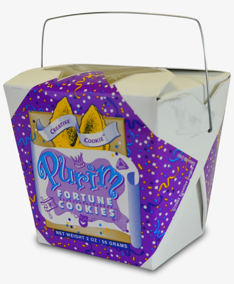 Creative Cookie Purim Fortune Cookies - Happy Purim Fortune Cookie Pail, transparent png download
