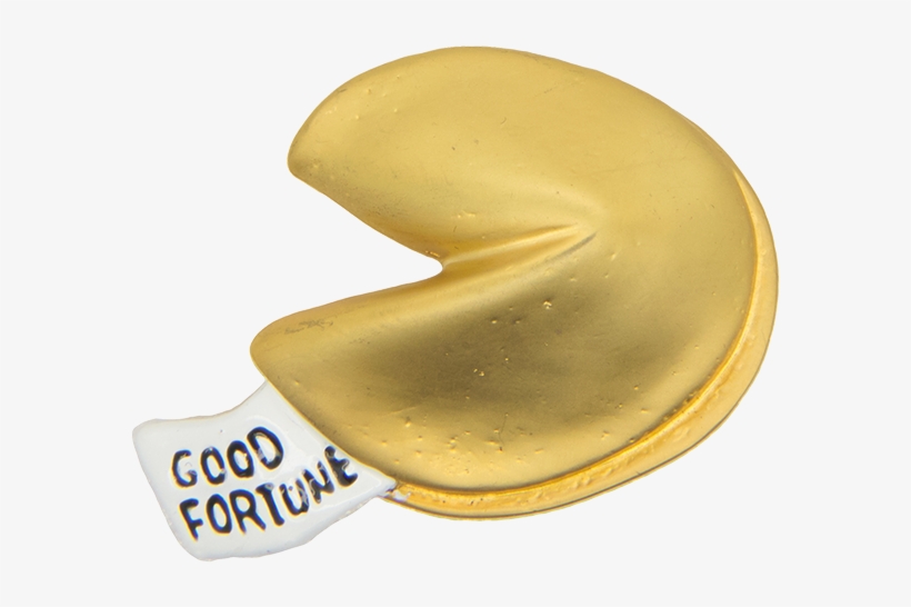 Fortune Cookie Pin , Gold - Gold, transparent png download
