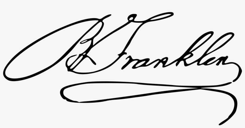 3 - Benjamin Franklin Signature Png, transparent png download