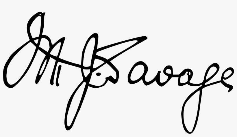 Open - Michael Savage Signature, transparent png download
