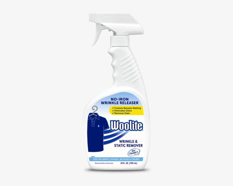 Woolite Wrinkle & Anti Static Spray - Dry Cleaner Woolite Dry Cleaners Secret Fragrance Free, transparent png download