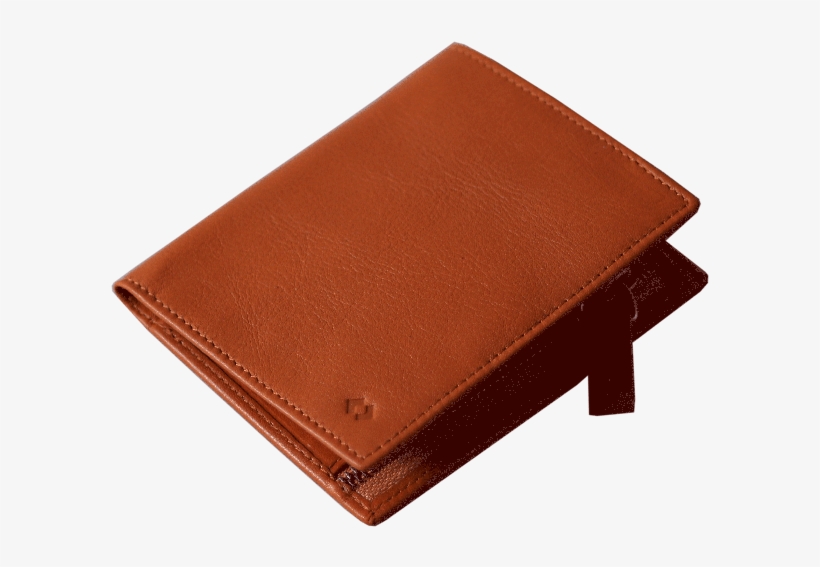 Leather Bifold Zip Wallet With Rfid Protection Wallet - Wallet, transparent png download