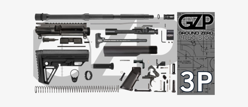 223 / - A2 Skeleton Stock Kit, transparent png download