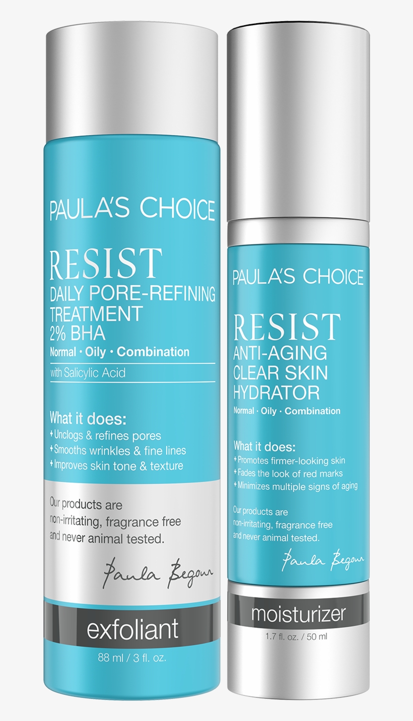 Resist For Wrinkles Breakouts Exfoliant & Moisturizer Paula's Choice Resist Antiageing Clear