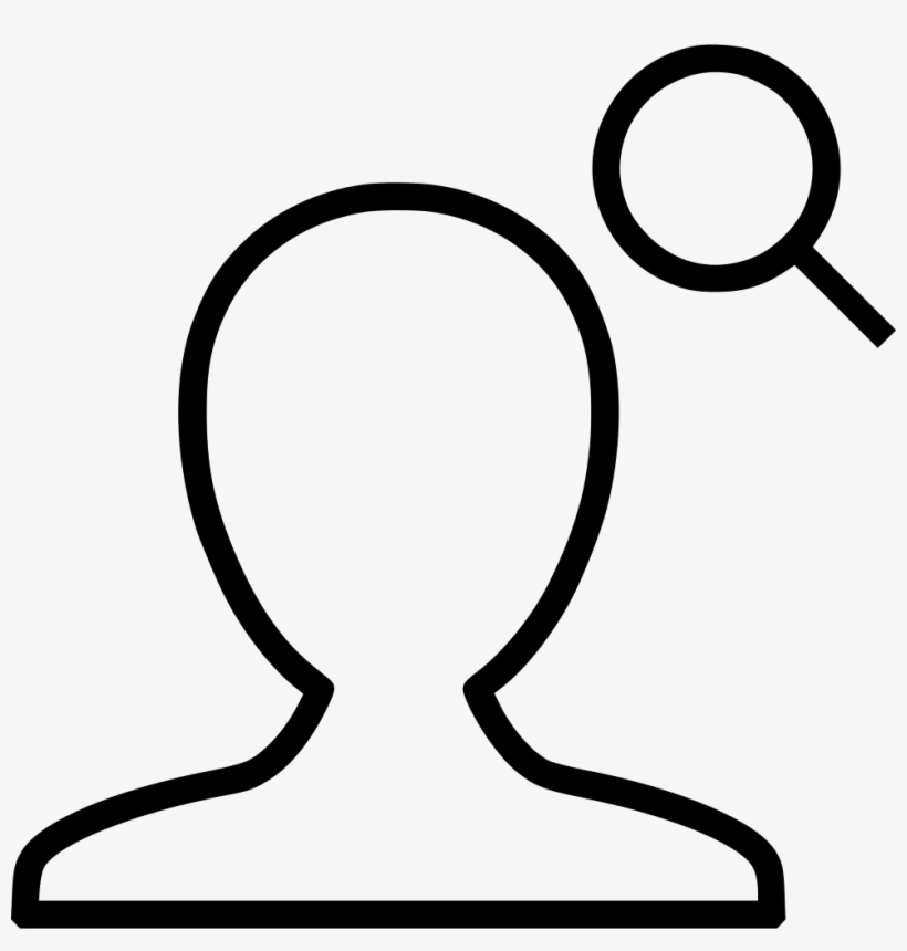 Man Boy Male Search Find Zoom Magnifying Glass View - Man, transparent png download