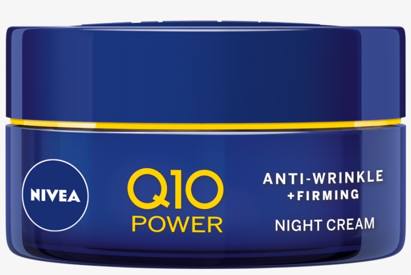 Q10 Power Anti-wrinkle Firming Night Cream - Nivea, transparent png download