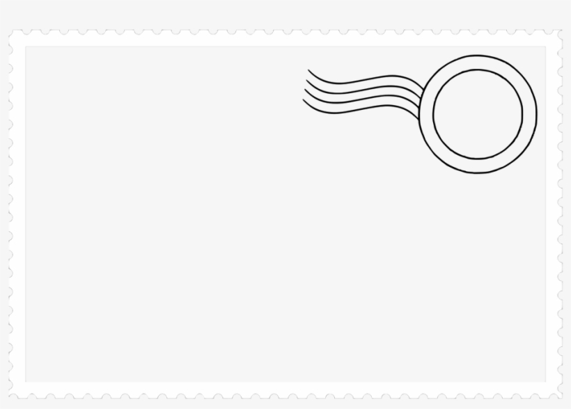 How To Use Postage Stamps - Circle, transparent png download