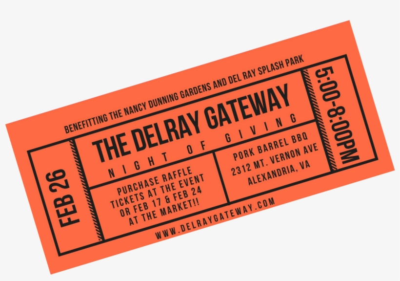 Alexandria,va This Morning Community Leader And Del - Ticket, transparent png download