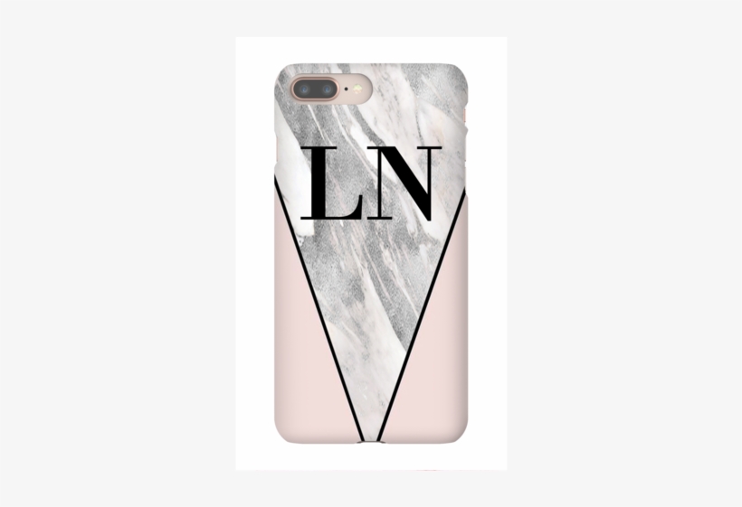 Personalised Pink X Castello Marble Contrast Iphone - Iphone, transparent png download