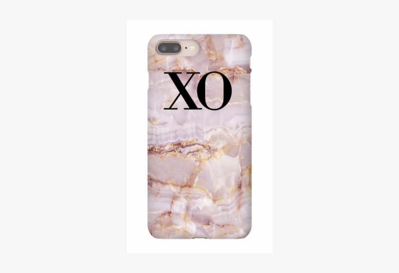 Personalised Natural Pink Marble Initials Iphone 8 - Apple Iphone 8 Plus, transparent png download