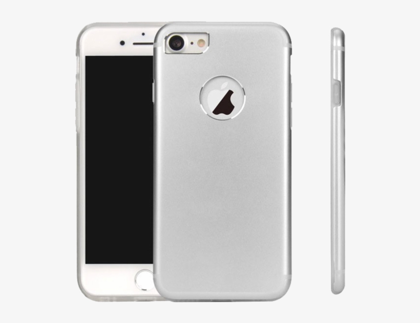 Mycandy Iphone 7 Plus /iphone 8 Plus Titanium Back - Iphone 8 Plus Silver Case, transparent png download