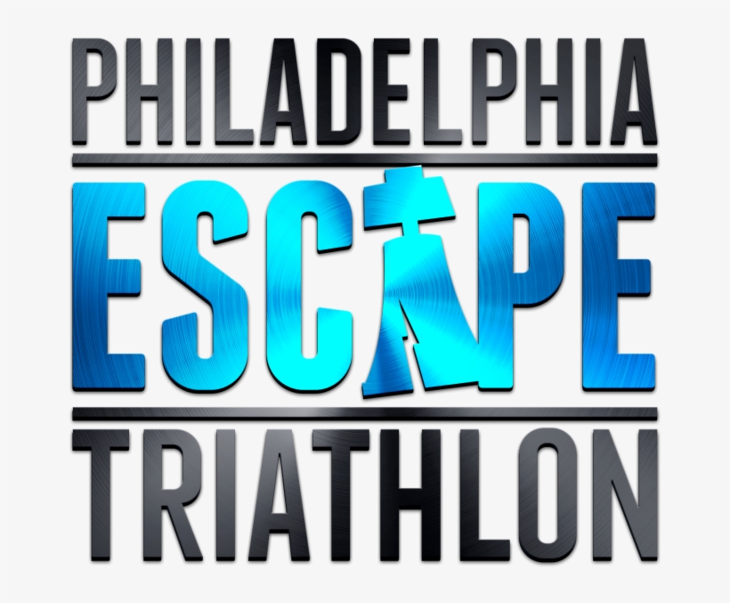 2018 Philadelphia Escape Triathlon Names Alex's Lemonade - Philadelphia Escape Triathlon Logo 2017 White Tee's, transparent png download