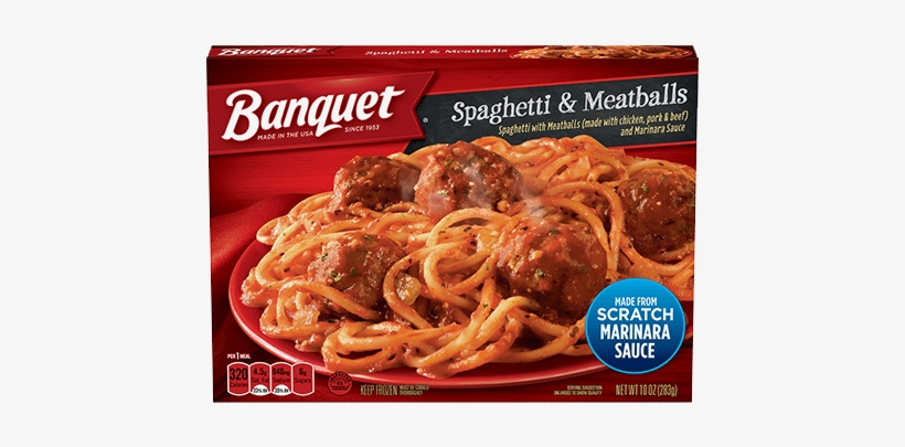 Spaghetti & Meatballs - Banquet Spaghetti And Meatballs, transparent png download