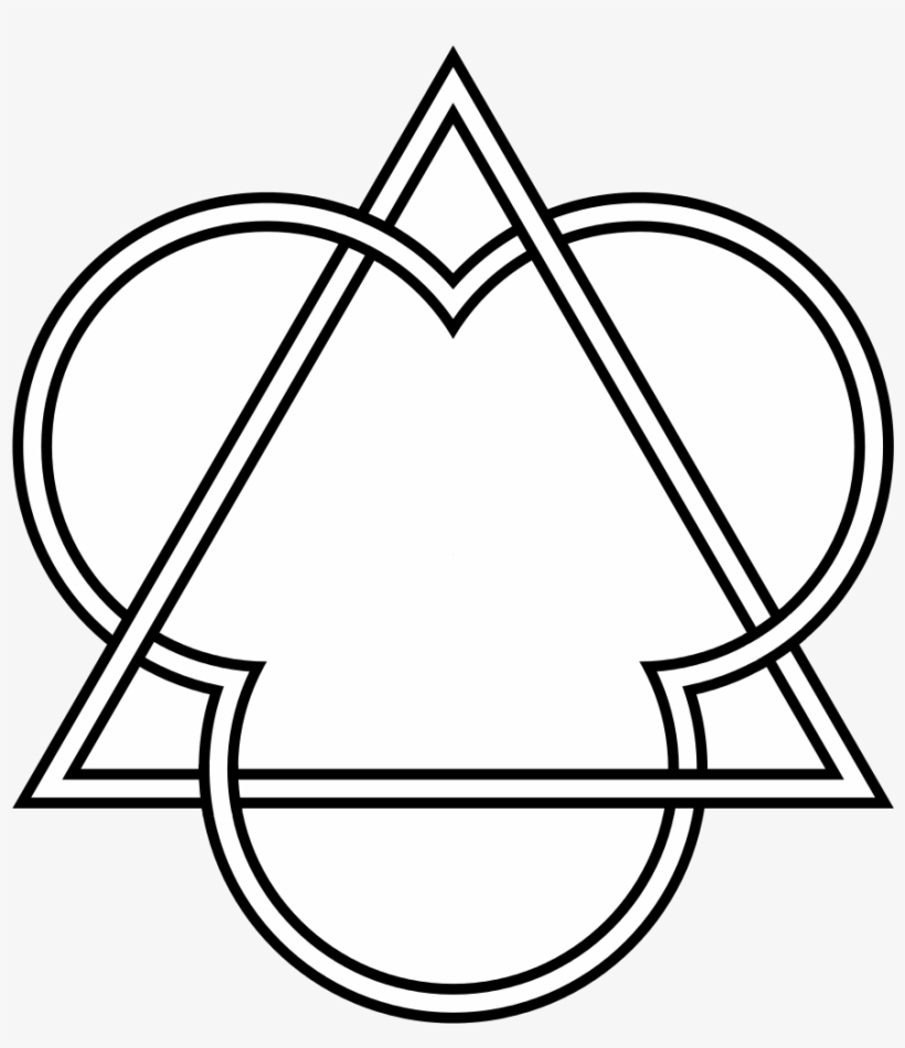Trefoil Architectural Equilateral Triangle Interlaced - สัญลักษณ์ พระ ตรีเอกภาพ, transparent png download