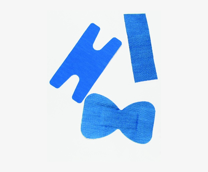 Blue Adhesive Bandages Are Particularly Useful Because - Blue Bandage On Hand, transparent png download
