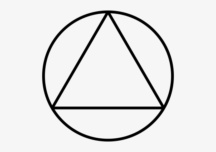 Triangle ,free - Logo De Alcoholicos Anonimos, transparent png download