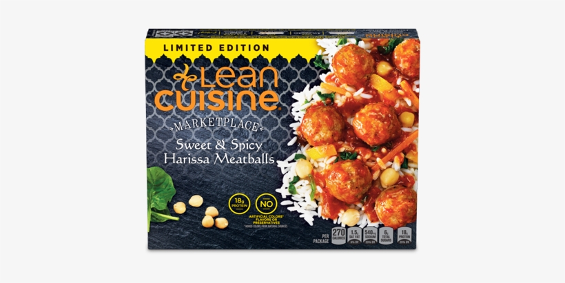 1 - Lean Cuisine Harissa Meatballs, transparent png download