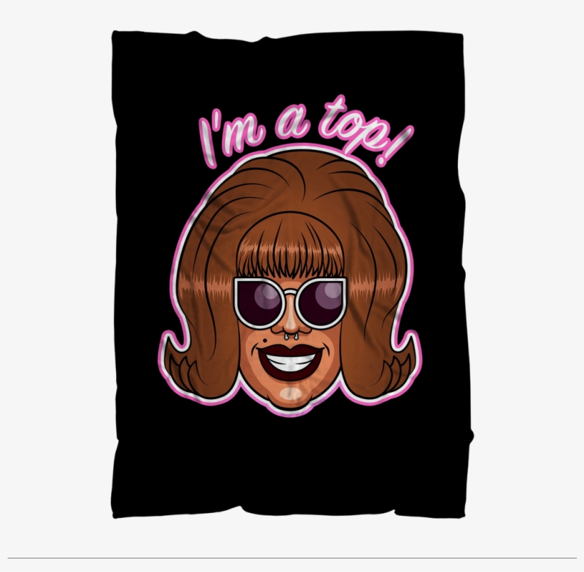 Meatball "im A Top" ﻿sublimation Adult Blanket - Im A Top Meatball, transparent png download