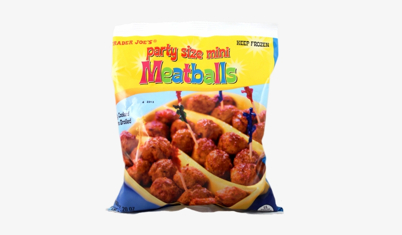 Party Size Mini Meatballs - Trader Joe's Frozen Party Meatballs, transparent png download
