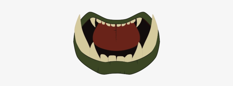 Finished A Better Orc Mouth Set That I Will Use As - Cartoon, transparent png download