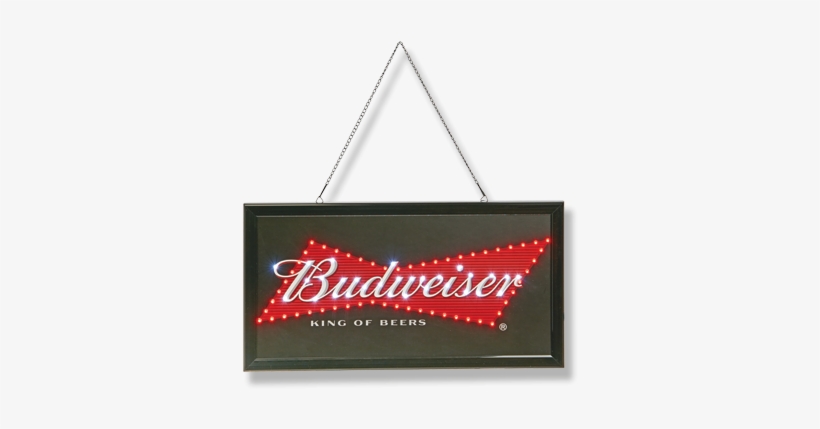 10" X 19" Led Lighted Signs, Budweiser - Budweiser, transparent png download