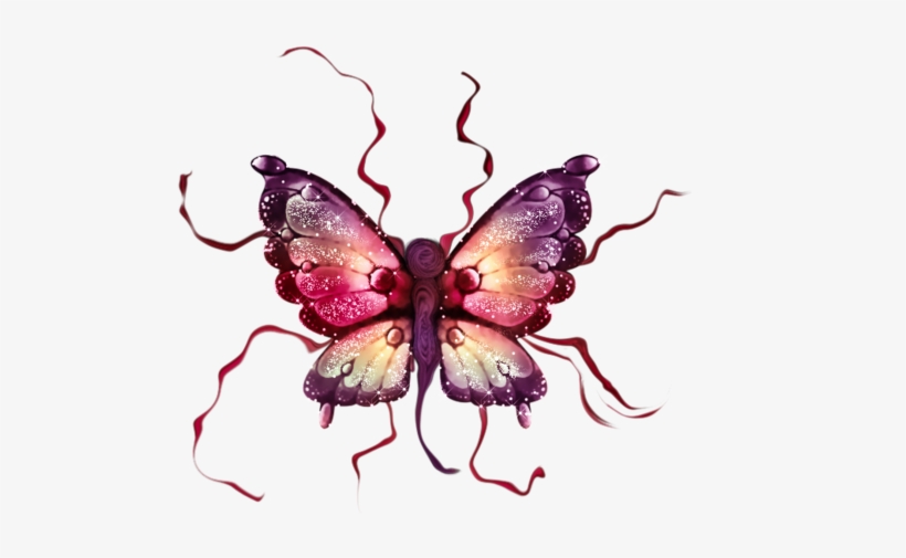 Pinterest Papillons Butterfliesgothicgoth - Clip Art, transparent png download