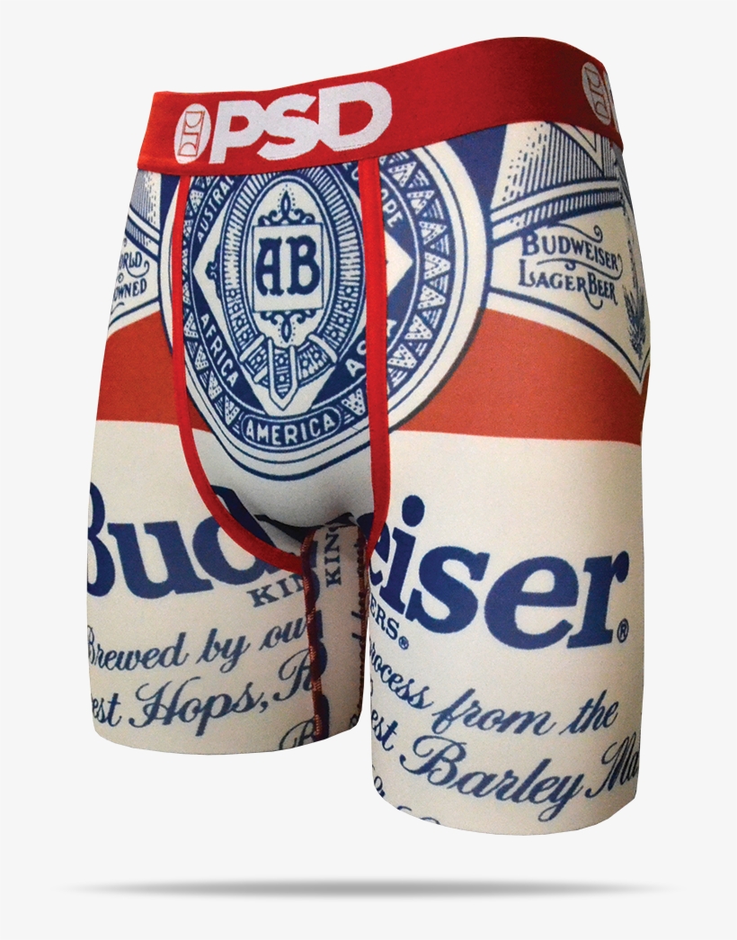 Classic Budweiser Boxers For Men - Budweiser, transparent png download