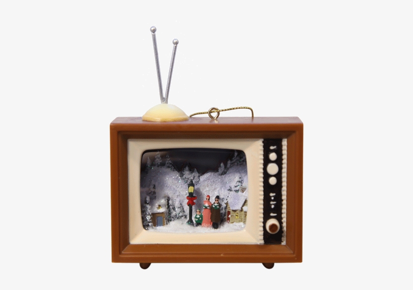 Retro Television Ornament-carolers - Television, transparent png download