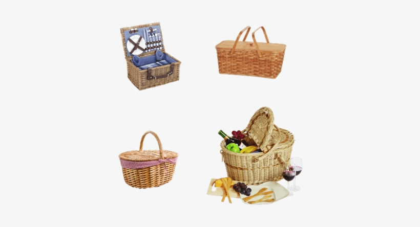 Vonshef Deluxe 2 Person Traditional Wicker Picnic Basket, transparent png download