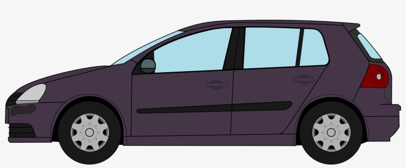 Vw Golf 5 Profile Drawing - Hot Hatch, transparent png download
