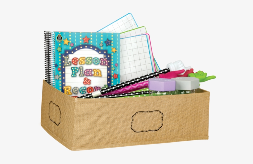 Burlap Storage Bin - Attendance Register Cover Decoration, transparent png download