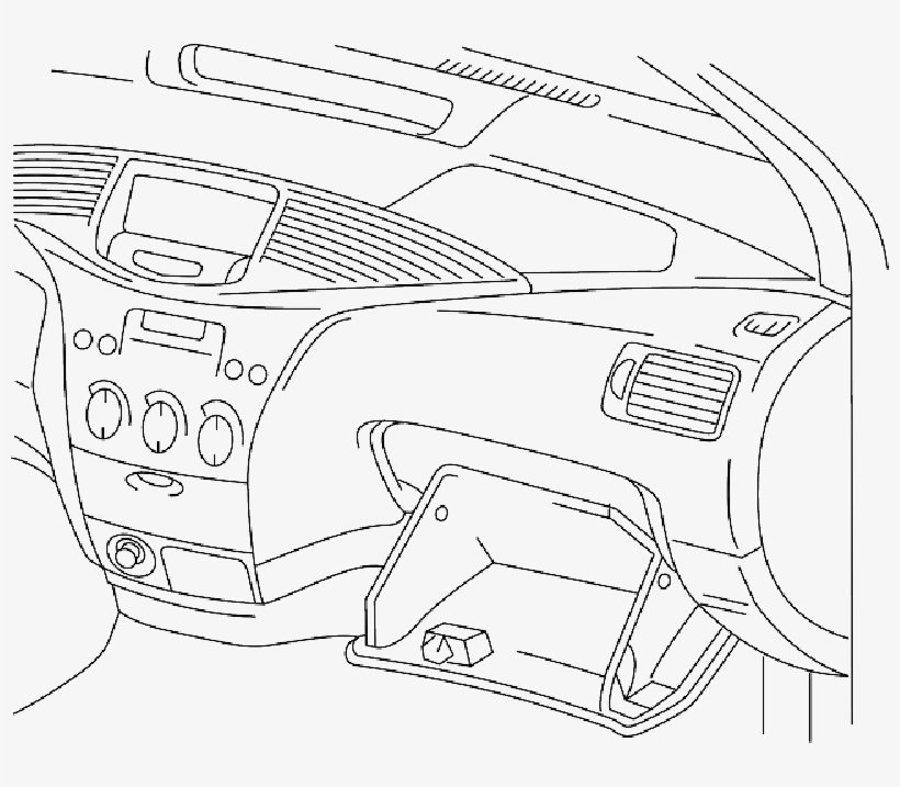 Mb Image/png - Inside Car Line Art, transparent png download