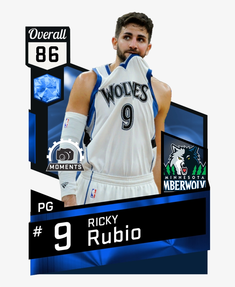 86 Ovr Ricky Rubio Gold Vince Carter & Ivica Zubac - Marcin Gortat Nba 2k17, transparent png download