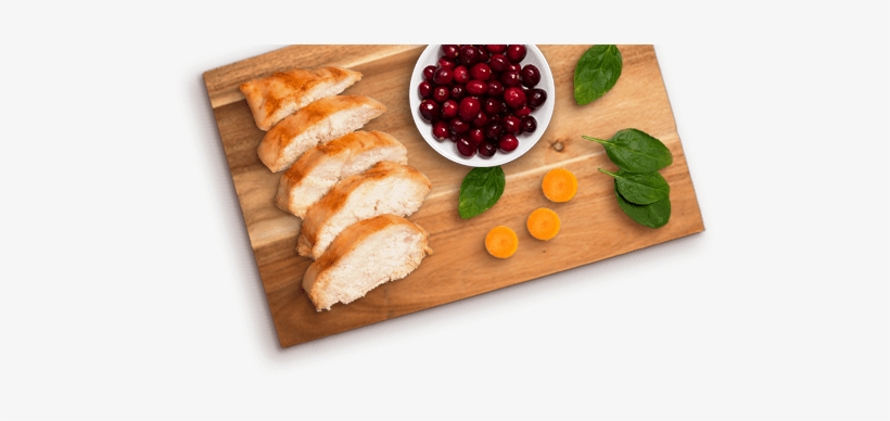 Sliced Grilled Chicken, Cranberries In A Bowl, Carrot - Freshpet, transparent png download