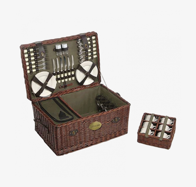 Jacks Luxury Willow Picnic Hamper - Willow Picnic Hamper Deluxe, transparent png download