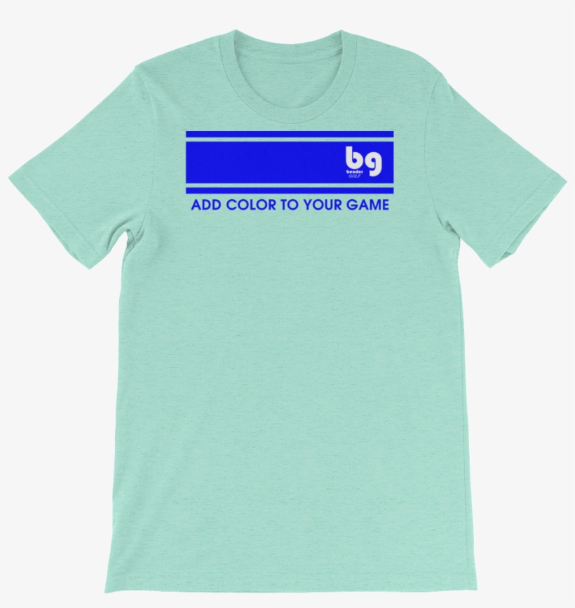 Shirt ○ Blue Bar Tee - T-shirt, transparent png download