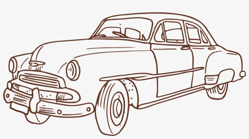Png Royalty Free Download Automotive Drawing Classic - Car, transparent png download