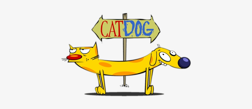 Catdog - Catdog Cartoon, transparent png download