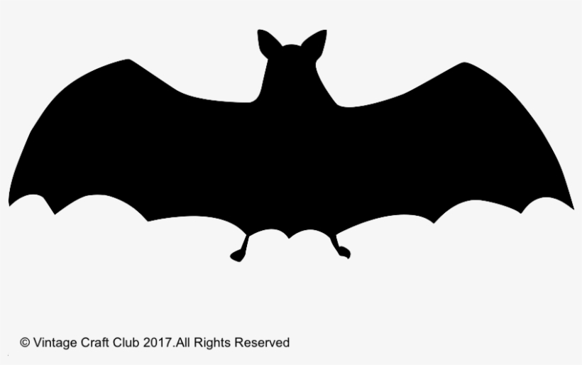 Bat Silhouette Image - Halloween, transparent png download