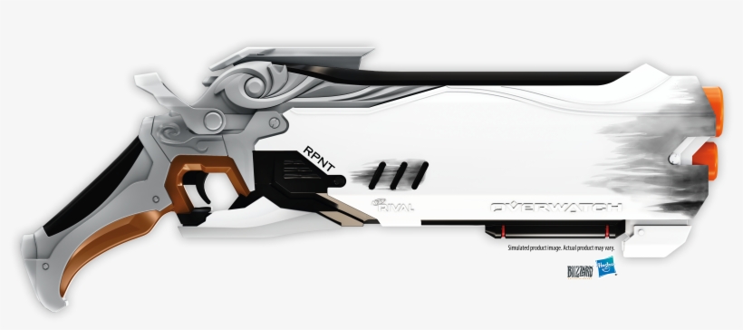 The White Shotguns Are From Reaper's “wight” Skin - Overwatch Reaper Nerf Gun, transparent png download