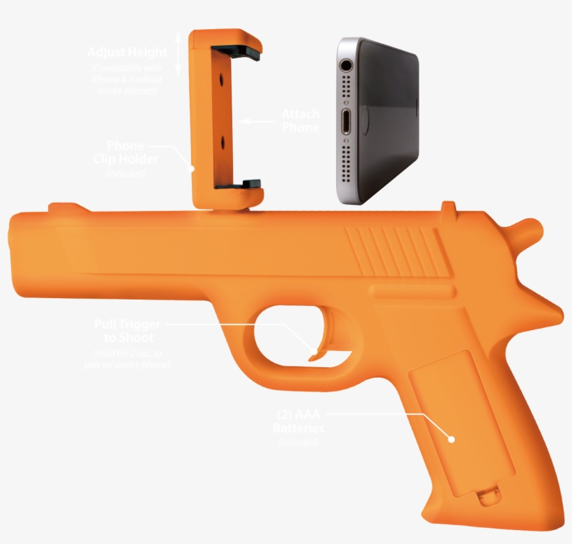 Fun Factory Candy Augmented Reality Gaming Gun - Ranged Weapon, transparent png download