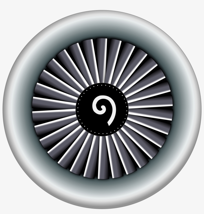 Transparent Engine Airplane Svg Download - Airplane Engine Png, transparent png download