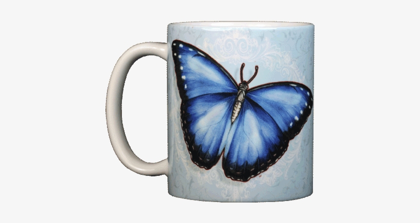 Morpho Ceramic Mug - Holly Blue, transparent png download