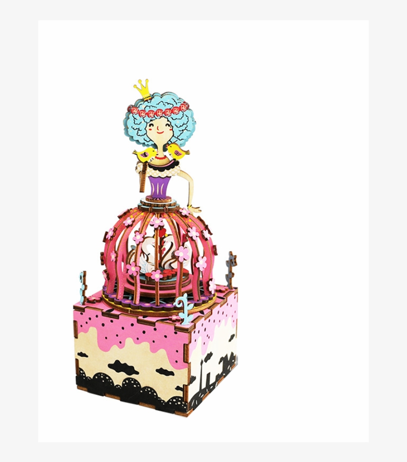 3d Rotating Music Box Diy Kit - Music Box, transparent png download