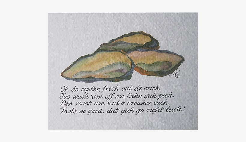 Oh, De Oyster By Vida Miller - Cockle, transparent png download