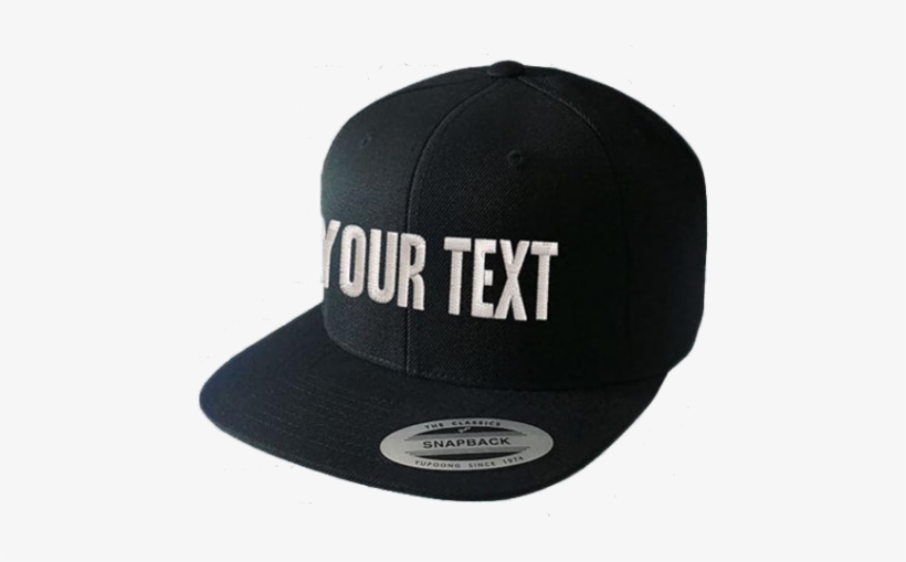Custom Hat With Text - Baseball Cap, transparent png download