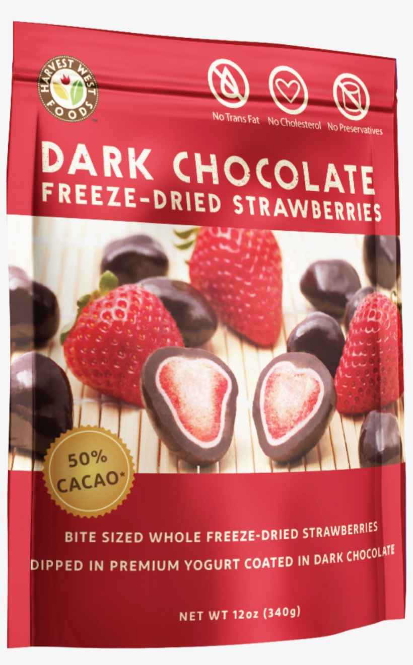 Dcs Bag Front - Freeze Dried Chocolate Strawberries, transparent png download
