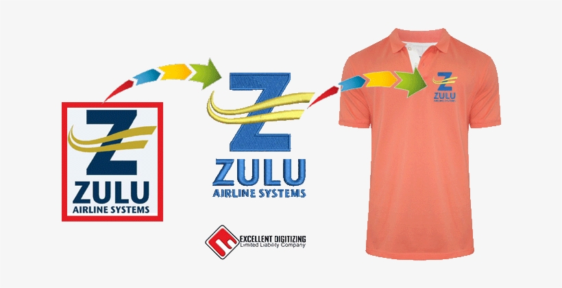 Company Uniform Digitizing Service - Polo Shirt, transparent png download