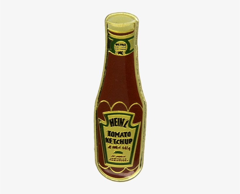 Heinz Tomato Ketchup Bottle Pin - Glass Bottle, transparent png download